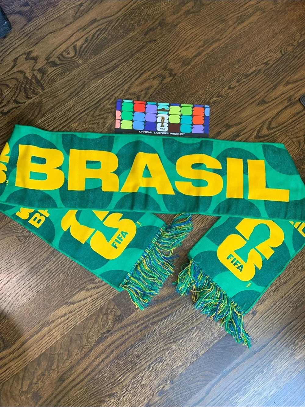 NWT Official  26 World Cup FIFA Brazil Fan Scarf